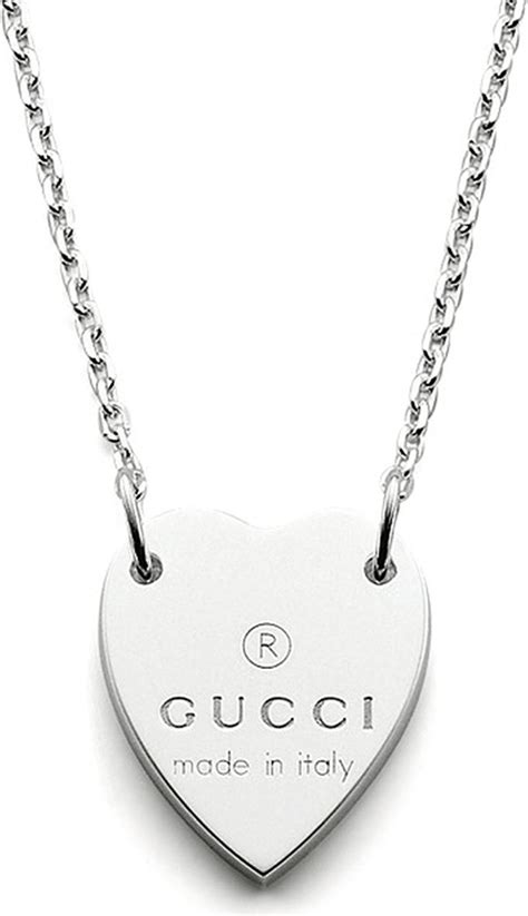 gucci trademark logo|gucci trademark heart necklace.